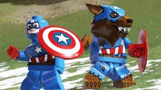 LEGO Marvel Superheroes 2 - ALL Versions of Captain America! Cap 2099, Cap Wolf & More!