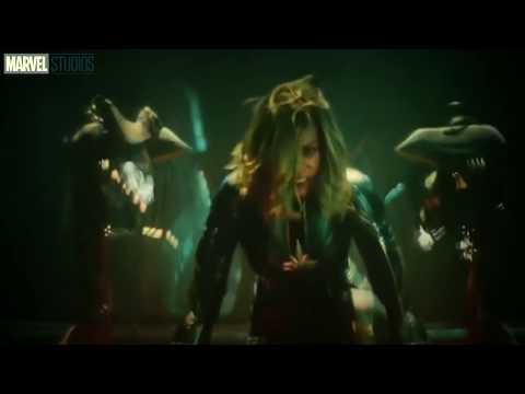 Best Fight Scene - Captain Marvel vs Skrull HD