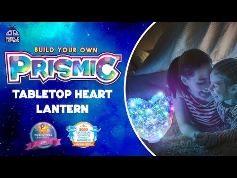 🌟 Purple Ladybug Prismic 3D Tabletop Heart Lantern Instructions 🌟
