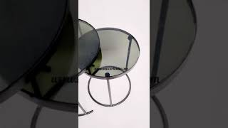 Matt black Nest of table