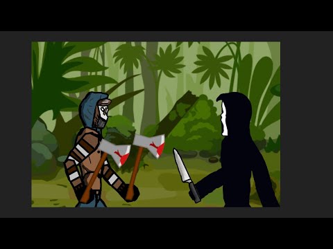 Ticci Toby vs Ghostface | drawing cartoon 2