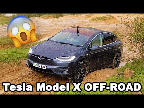 What happens when you off-road a Tesla Model X...