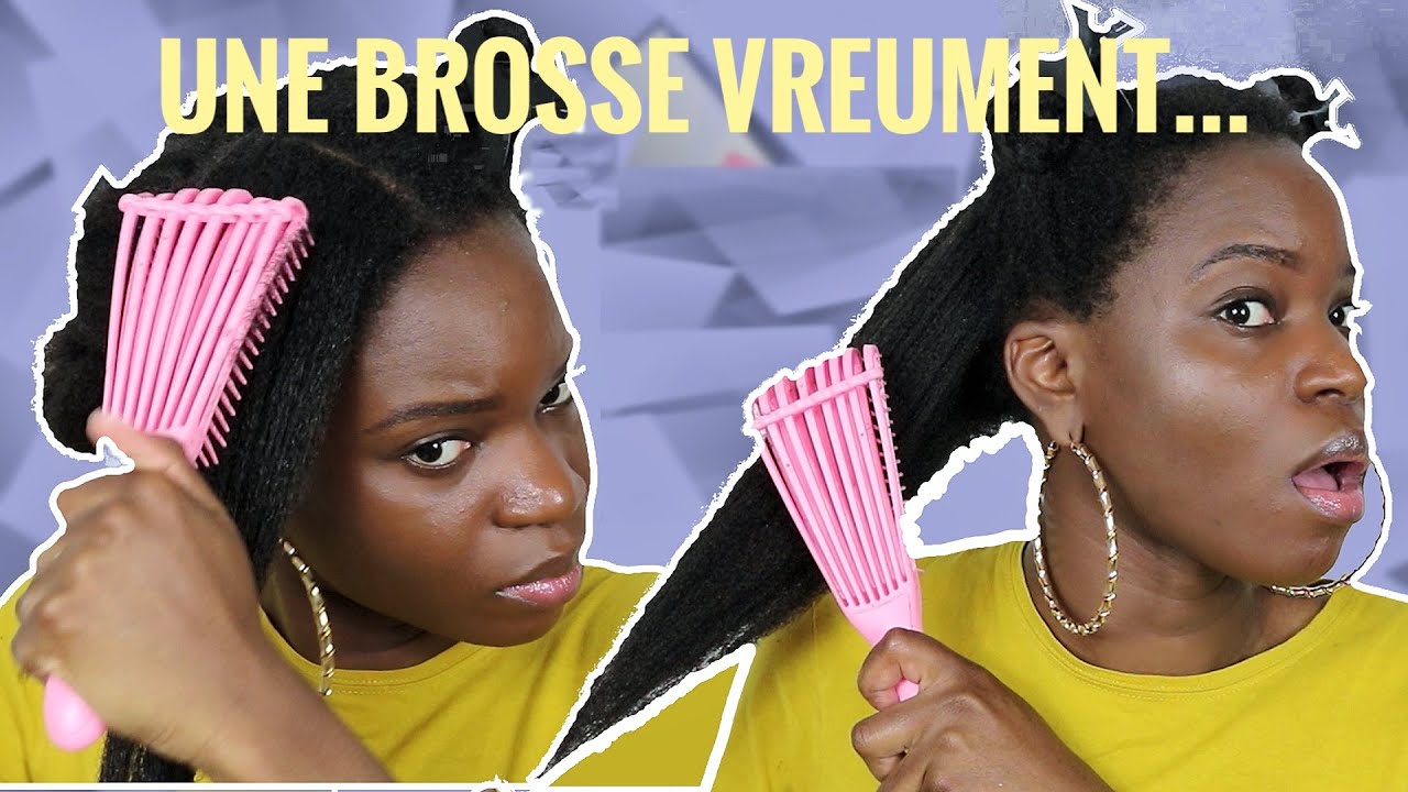 EZ DETANGLER : La MEILLEURE BROSSE pour cheveux crépus, bouclés  : Le test !