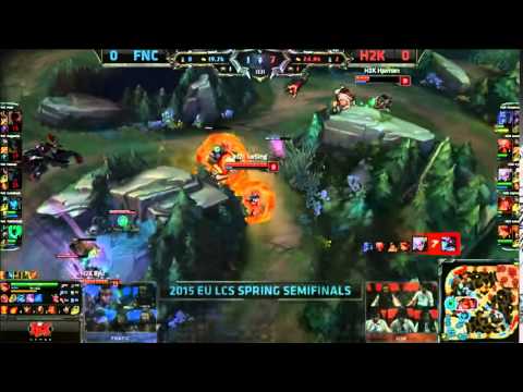 Fnatic Huni Lee Sin VS H2K Ryu Diana Game 1 Highlights   2015 EU LCS Spring Semifinal   YouTube