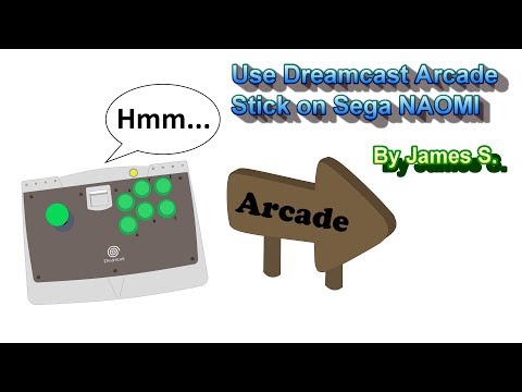 Use Dreamcast Arcade Stick on Sega NAOMI