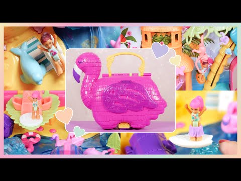 Polly Pocket Party Flamingo +26 surprises HGC41 Bērnu soma Lama