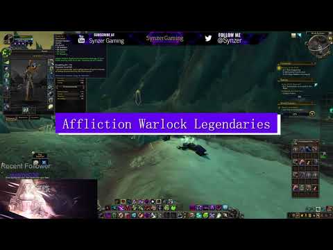 All Warlock Legendaries - WoW Shadowlands Beta