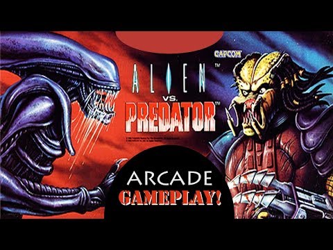 Alien vs Predator Arcade Gameplay Completo!