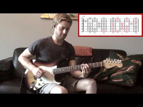 Steve Lukather Style Decending Run - Guitar Lesson