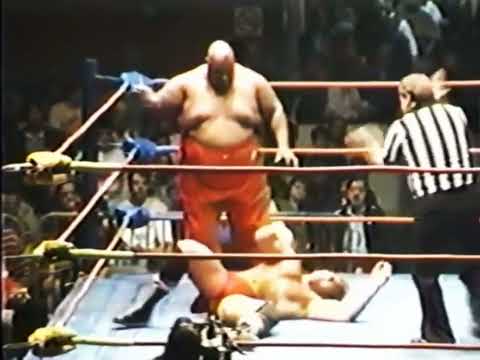 WWC P.R. WVR ABDULLAH BUTCHER VS JACQUES ROUGEAU JR INTERNATIONAL WRESTLING FULLY REMASTERED4K60FPS