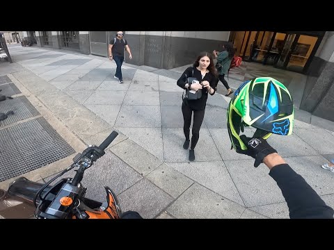 PICKED HER UP FROM WORK ON 2021 YZ450F DIRTBIKE!