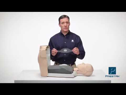 Replacing the Lung Bag or Face Shield on a Prestan CPR Manikin