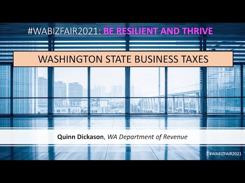 YouTube video about Understanding Washington Business Tax