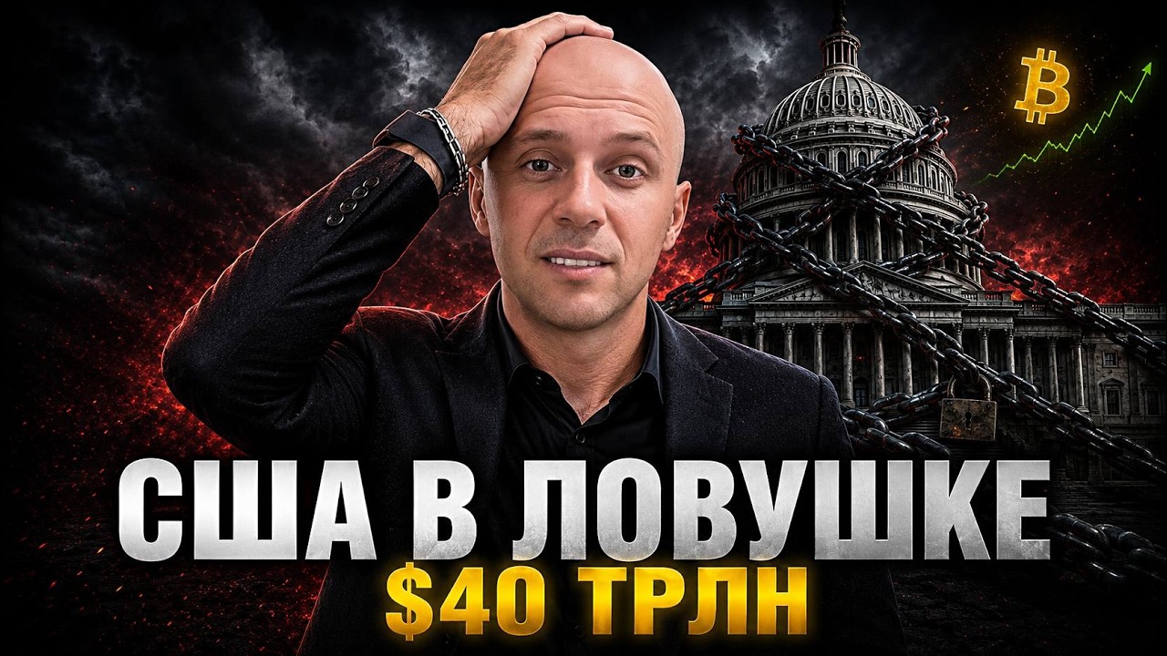 Госдолг США $40 ТРИЛЛИОНОВ: ФРС в ловушке - Что будет дальше с биткоином?