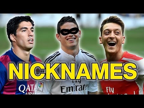 11 Best Football Nicknames Ft. Suarez & Falcao Video