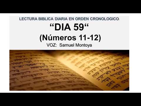 BIBLIA HABLADA - NUMEROS 11-12 | (VOZ) SAMUEL MONTOYA