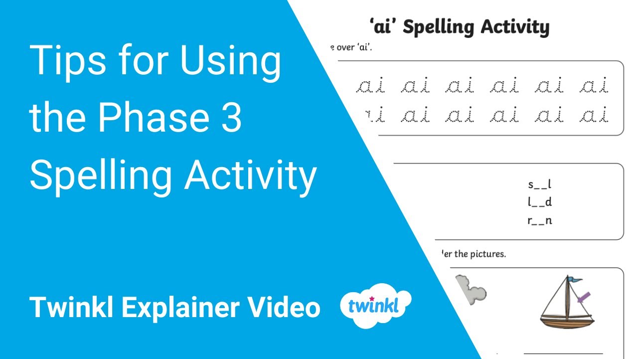 Tips for Using the Phase 3 Spelling Activity