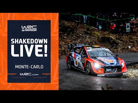🔴 Shakedown LIVE | WRC Rallye Monte-Carlo 2025