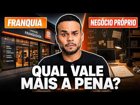 Franquia ou negócio próprio: qual dá mais dinheiro e menos dor de cabeça?