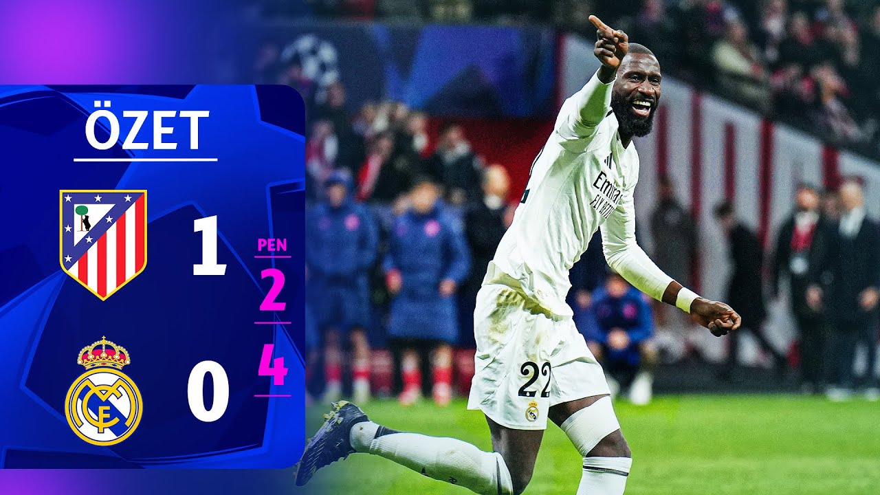 Şampiyonlar Ligi Son 16 Turu | Atletico Madrid - Real Madrid (Özet)