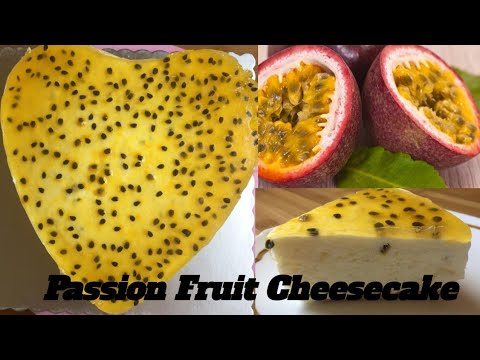 Passion fruits Cheesecake / Easy and Tasty Cheesecake / Original Recipes.