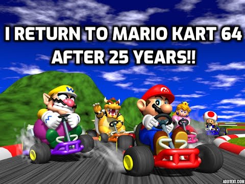 Returning to Mario Kart 64 After 25 Years! 🚗💨 | Revisiting a Favorite Nintendo 64 Childhood Game 👶🕹️