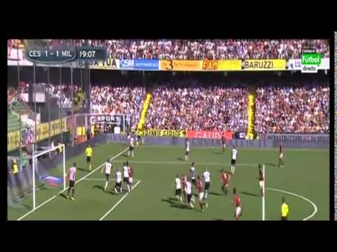 Adil Rami Cessena counterweight goal vs AC Milan