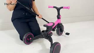 Puggle Spin Lite 6 in 1 Trike & Balance Bike with Handle
