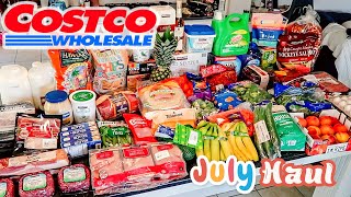 Costco Grocery Shopping Haul//July Costco Cart