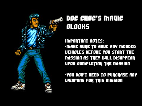 Retro City Rampage DX 'Doc Choc's Magic Clocks' Walkthrough