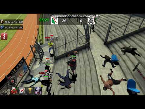 LegiaWarszava-Paok Club Fight in Stadium  HGG-HooligansGame