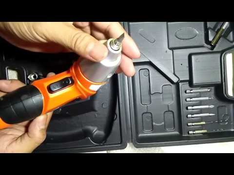 Mini portable electric drill cordless screwdriver