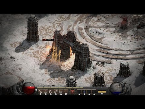 Diablo II: Resurrected hell ancients solo trapsin