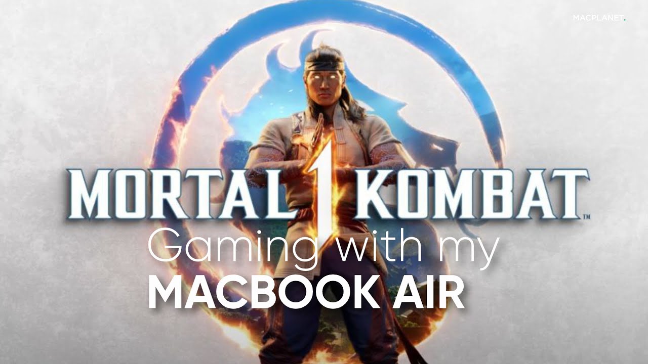 Playing Mortal Kombat 1 on my MacBook Air