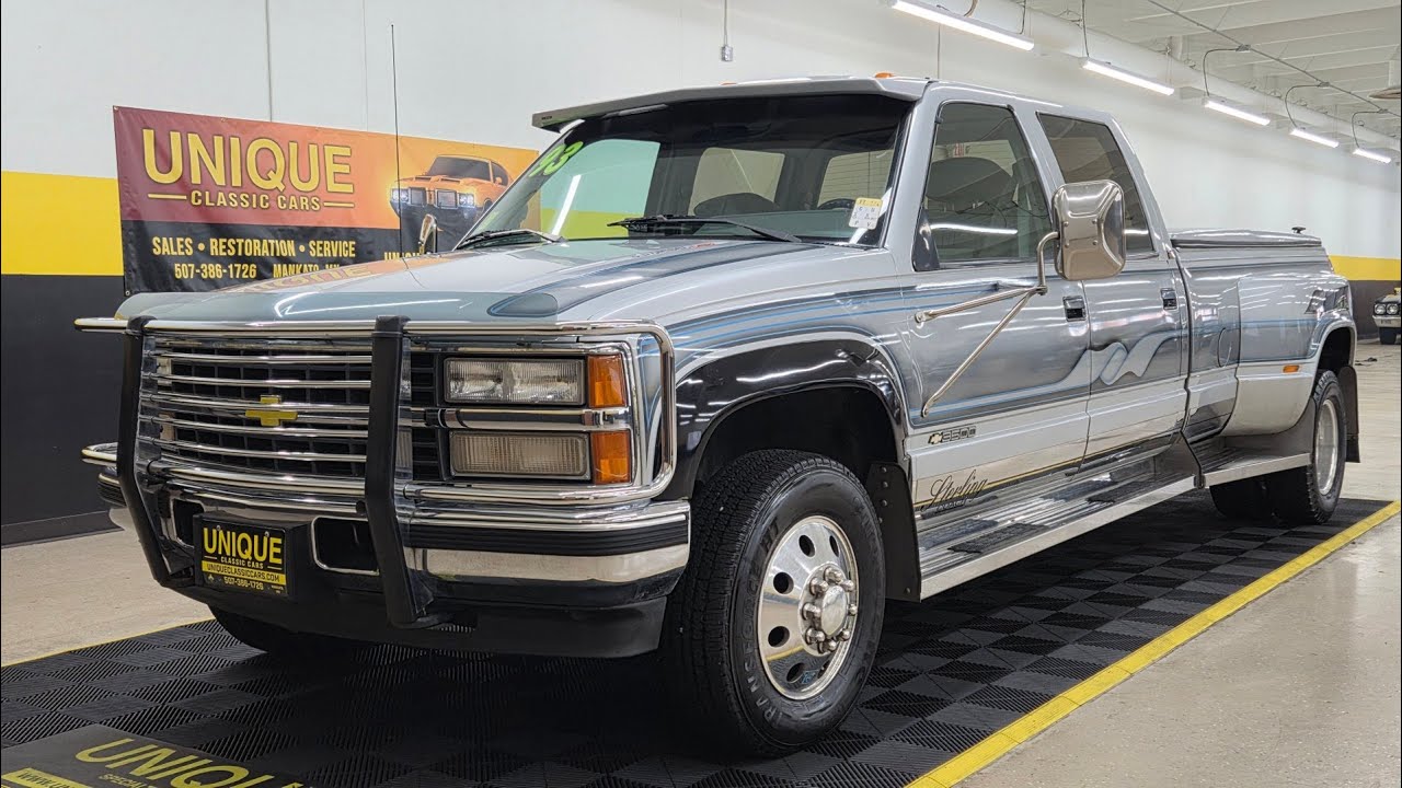 1993 Chevrolet Silverado 3500 Dually Crew Cab 4x4 Diesel ...