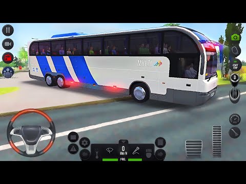 City Ultimate Coach Bus Driving - Car Simulator 2021 - Best Android Gameplay #11