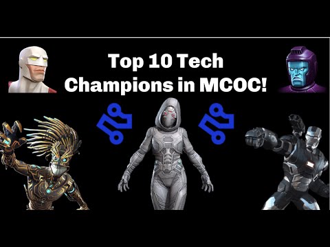Top 10 Tech Champions in MCOC (April 2021) - Marvel Contest of Champions