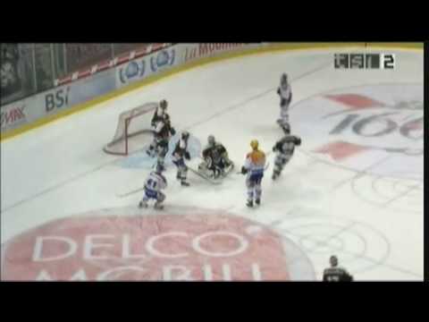 HC Lugano - ZSC Lions Aebischer big saves
