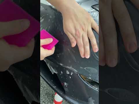 Matte PPF Bumper Install #tesla #shorts