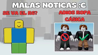 MÁS MALAS NOTICIAS EN ROBLOX :C
