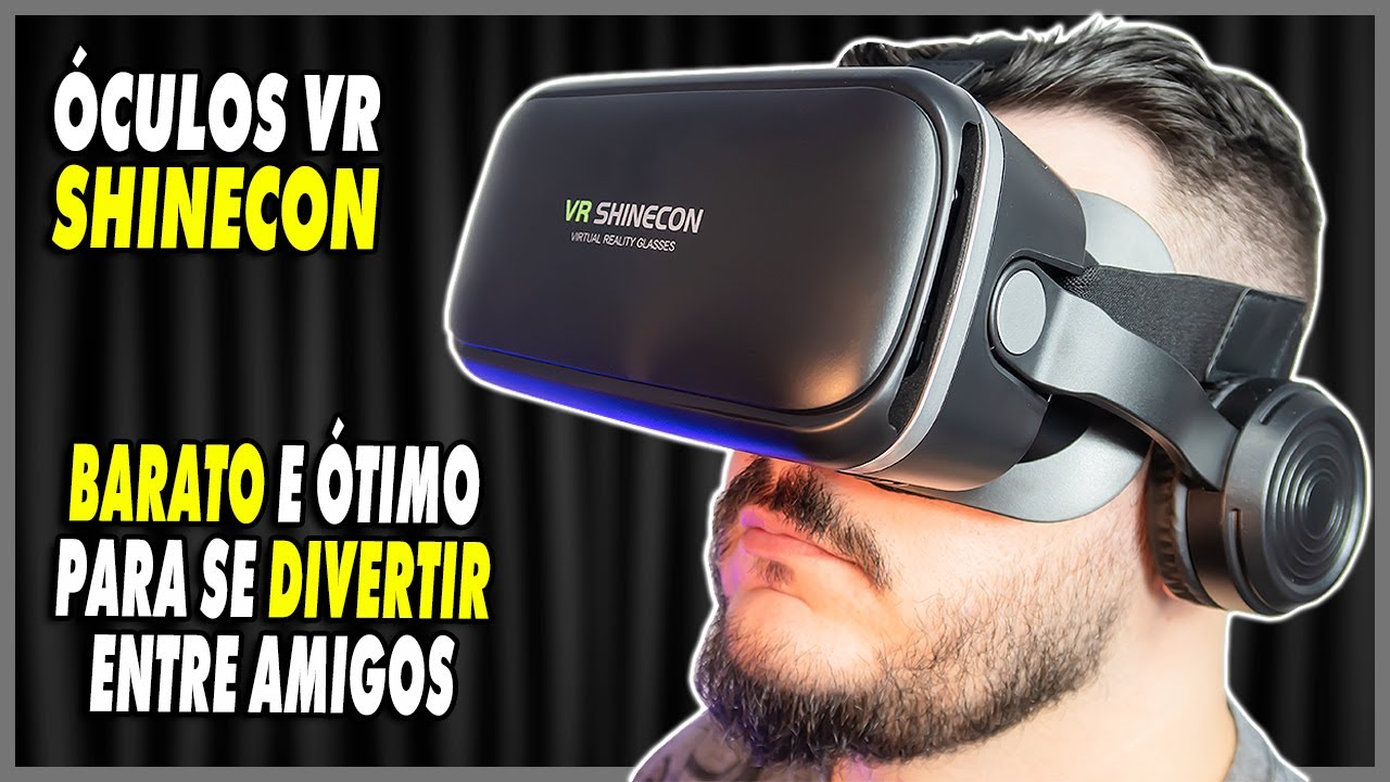 ÓCULOS DE REALIDADE VIRTUAL BARATO COMPENSA? UNBOXING E ANÁLISE ÓCULOS VR SHINECON