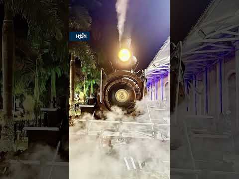 Antioquia revive su pasado ferroviario con el encendido de una locomotora de 100 años