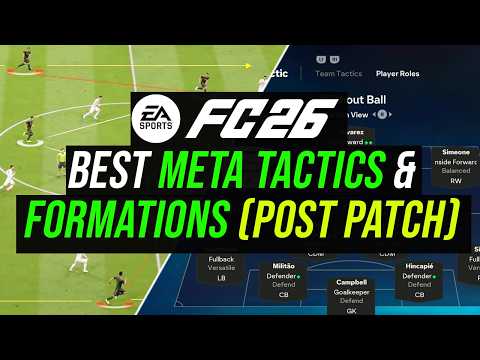 Best Formations in FC 26 (POST R1 Dribbling Patch)