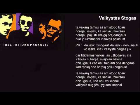 FOJE - "Vaikystės Stogas"