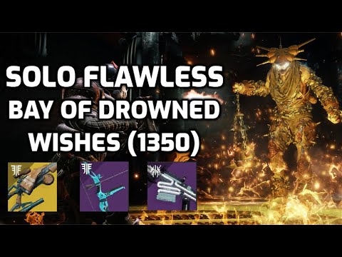 Solo Flawless Bay of Drowned Wishes (Master 1350 Sector) Destiny 2 Season of the Lost