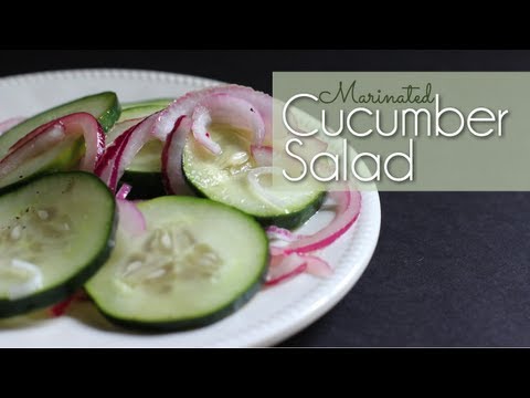 Marinated Cucumber Salad