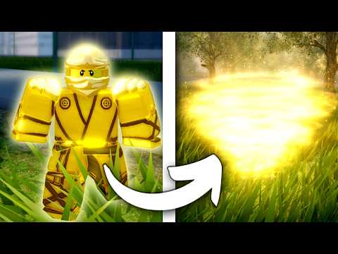 The Golden Ninja is Overpowered in this Roblox Ninjago Game