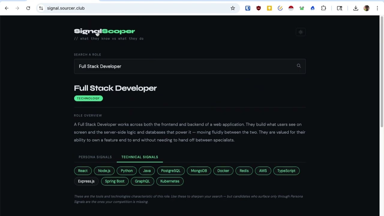 SignalScoper demo