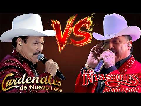 Los Invasores De Nuevo León y Cardenales De Nuevo León 🤠 Corridos y Norteñas Inolvidables