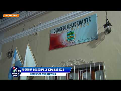 APERTURA   DE SESIONES ORDINARIAS 2024 -PAMPA BLANCA